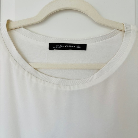 Elegant White Ruffle Sleeve Top - Picture 3 of 7